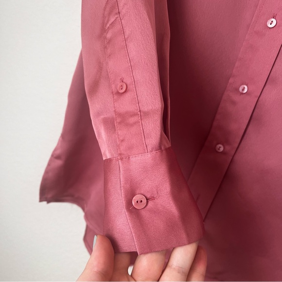 Mango Satin BLOUSE - Picture 3 of 8